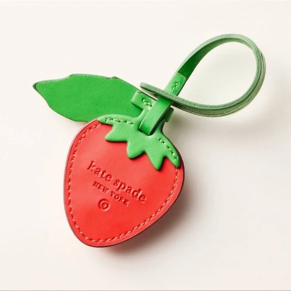 Kate Spade x Target Strawberry Bag Charm - Picture 3 of 3